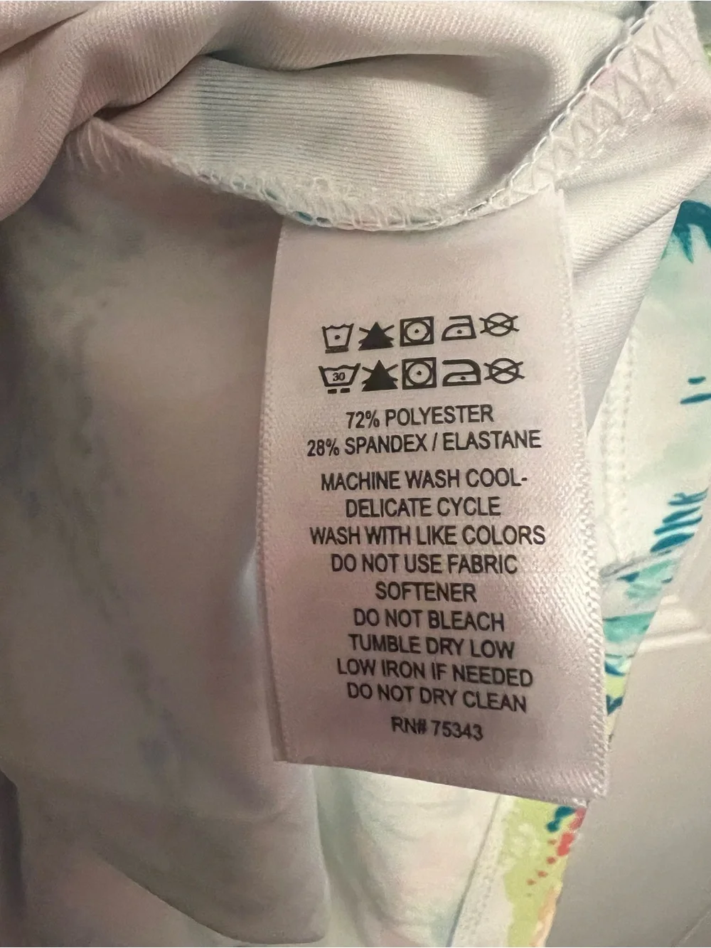 Sigrid Olsen Golf Tennis Dress Tropical Print Preppy Y2K Hem Size Small - Picture 3 of 4
